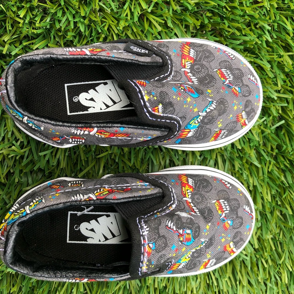Vans Monster Truck Slip On Shoes Toddler Size 5